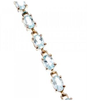925 Sterling Silver Topaz Bracelet
